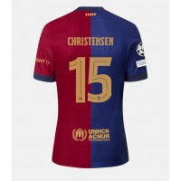 Barcelona Andreas Christensen #15 Domáci futbalový dres 2024-25 Krátky Rukáv